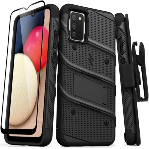 Kup Etui ZIZO BOLT Series Samsung Galaxy A02S + sklo (černé) - ZIZ090BLK - {ean13} - Sklep Home Screen