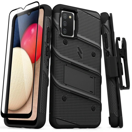 Kup Etui ZIZO BOLT Series Samsung Galaxy A02S + sklo (černé) - ZIZ090BLK - {ean13} - Sklep Home Screen