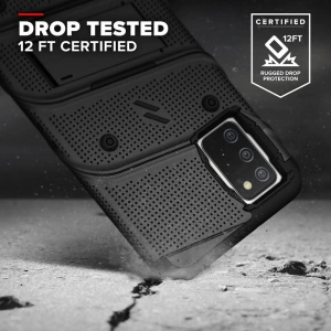 Kup Etui ZIZO BOLT Series Samsung Galaxy A02S + üveg (fekete) - ZIZ090BLK - {ean13} - Sklep Home Screen