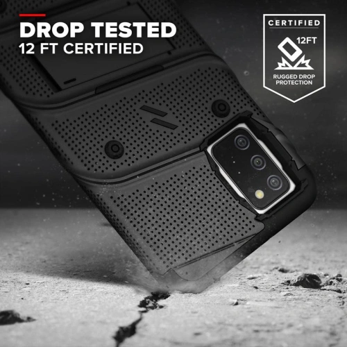 Kup Etui ZIZO BOLT Series Samsung Galaxy A02S + sklo (černé) - ZIZ090BLK - {ean13} - Sklep Home Screen
