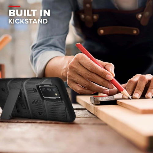 Buy ZIZO BOLT Bundle Samsung Galaxy A02S Case - Black - ZIZ090BLK - {ean13} - Home Screen Store Europe