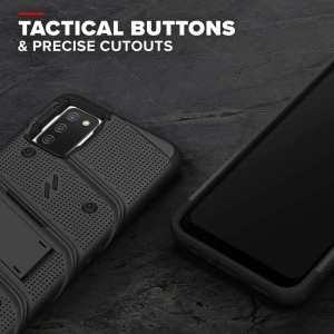 Kup Etui ZIZO BOLT Series Samsung Galaxy A02S + üveg (fekete) - ZIZ090BLK - {ean13} - Sklep Home Screen