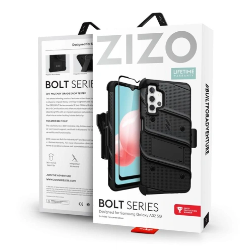 Kup Etui ZIZO BOLT Series Samsung Galaxy A32 5G + sklo (černé) - ZIZ091BLK - {ean13} - Sklep Home Screen