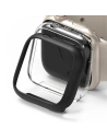 Case nakładka Ringke Slim Apple Watch 4/5/6/7/SE/8/9 40/41mm Klar + Matt Schwarz [2 PACK]