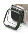Etui nakładka Ringke Slim Apple Watch 4/5/6/7/SE/8/9 40/41mm Clear + Deep Green [2 PACK]