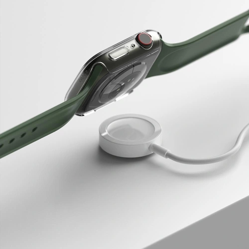 Kup Etui nakládka Ringke Slim Apple Watch 4/5/6/7/8/9/SE 44/45mm Čiré + Metalická modrá [2 PACK] - RGK1527CLBLU - {ean13} - Sklep Home Screen