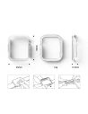 Kup Etui nakładka Ringke Slim Apple Watch 4/5/6/7/8/9/SE 44/45mm Clear + Deep Green [2 PACK] - RGK1528CLGRN - {ean13} - Sklep Home Screen