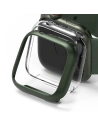Etui nakładka Ringke Slim Apple Watch 4/5/6/7/8/9/SE 44/45mm Clear + Deep Green [2 PACK]