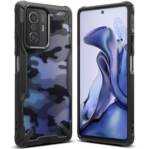 Kup Etui Ringke Fusion-X Design Xiaomi 11T/Pro Camo (Moro) Black - RGK1506MBL - {ean13} - Sklep Home Screen