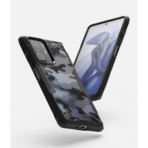 Kup Etui Ringke Fusion-X Design Xiaomi 11T/Pro Camo (Moro) Black - RGK1506MBL - {ean13} - Sklep Home Screen