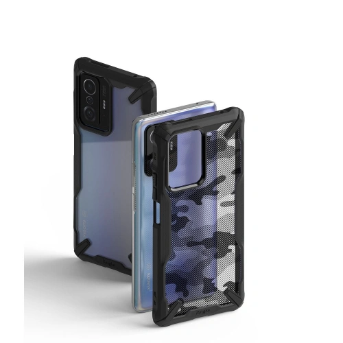 Kup Etui Ringke Fusion-X Design Xiaomi 11T/Pro Camo (Moro) Black - RGK1506MBL - {ean13} - Sklep Home Screen