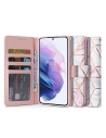 Tech-Protect Wallet Samsung Galaxy S21 FE Marble