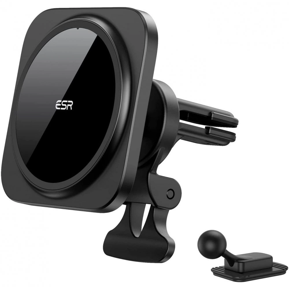 Uchwyt ESR HaloLock MagSafe Magnetic Car Mount Set Black