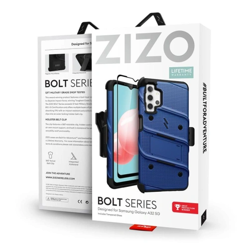 Buy ZIZO BOLT Bundle Samsung Galaxy A362 5G Case - Blue - ZIZ093BLU - {ean13} - Home Screen Store Europe