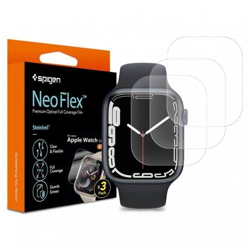 Kup Folie Spigen Neo Flex Apple Watch 4/5/6/7/8/9/SE 44/45mm [3 PACK] - SPN2030 - {ean13} - Sklep Home Screen