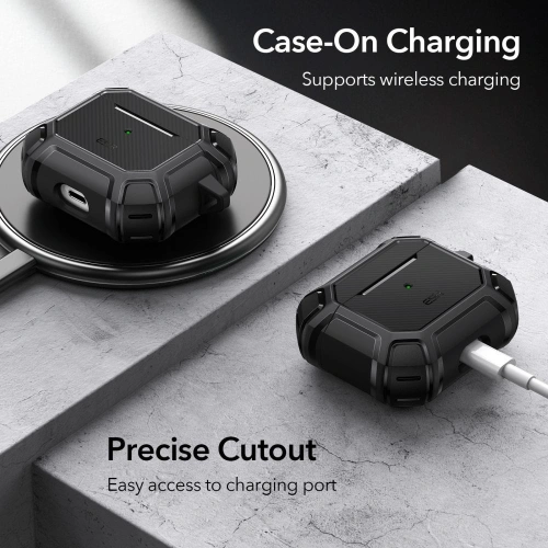 Kup Etui ESR Shock Armor Apple AirPods 3 Black - ESR449BLK - {ean13} - Sklep Home Screen