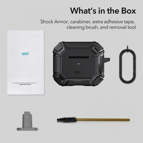 Kup ESR Apple Gehäuse Shock Armor AirPods 3 Schwarz - ESR449BLK - {ean13} - Sklep Home Screen