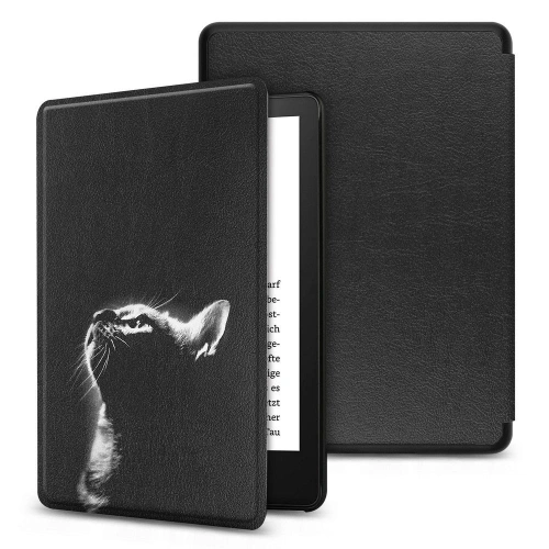 Kup Tech-Protect Tasche Smartcase Kindle Paperwhite 5/Signature Edition Schwarz Katze - THP804BLK - {ean13} - Sklep Home Screen