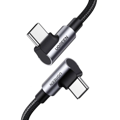 Kup Kabel USB-C na USB-C, úhlový UGREEN US335, 5A, 100W, 1m (černý) - UGR1177BLK - {ean13} - Sklep Home Screen