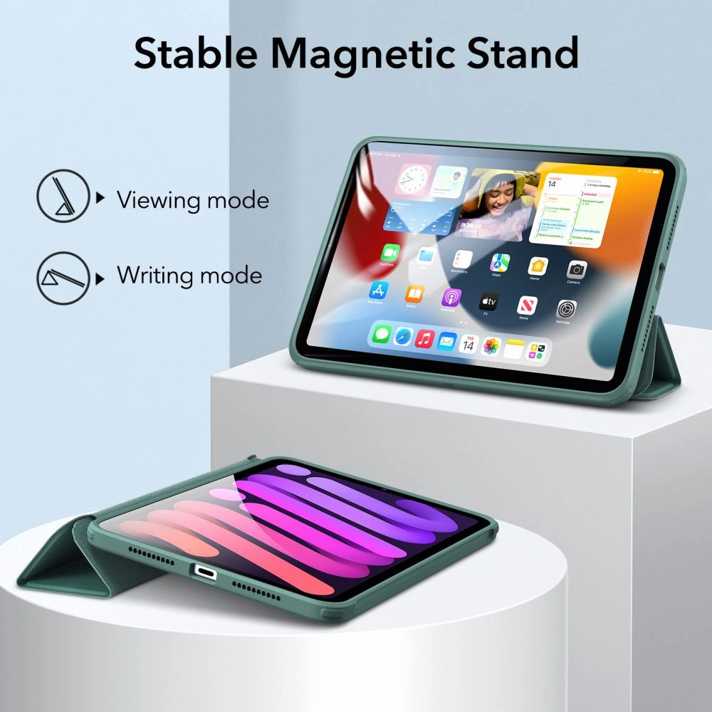 Etui ESR Rebound Hybrid Apple iPad mini 2021 (6. generacji) / iPad mini 8.3" 2024 (7. generacji) Frosted Green