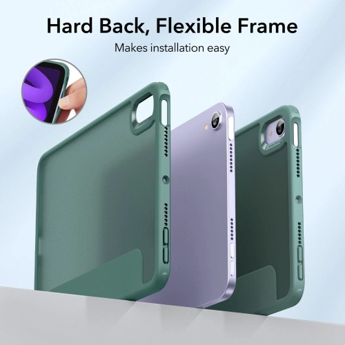 Kup Etui ESR Rebound Hybrid Apple iPad mini 2021 (6. generacji) / iPad mini 8.3" 2024 (7. generacji) Frosted Green - ESR451GRN - {ean13} - Sklep Home Screen