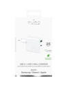 Kup Încărcător de rețea PURO Mini Fast Travel Charger USB-A + USB-C Power Delivery 25W (alb) - PUR521WHT - {ean13} - Sklep Home Screen
