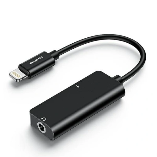 Kup AWEI Adaptér CL-121 Lightning-Lightning/ Jack 3.5 2w1 černý - AWEI083BLK - {ean13} - Sklep Home Screen