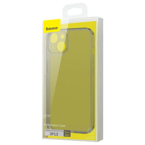 Kup Etui Baseus Frosted Glass Apple iPhone 13 (negru) - BSU2925BLK - {ean13} - Sklep Home Screen