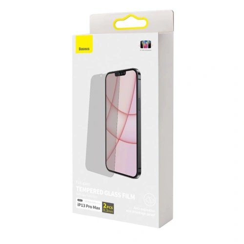 Kup 0.3mm Baseus Apple Sichtschutzglas SGBL020802 Sichtschutz iPhone 13 Pro Max [2 PACK] - BSU2927 - {ean13} - Sklep Home Screen
