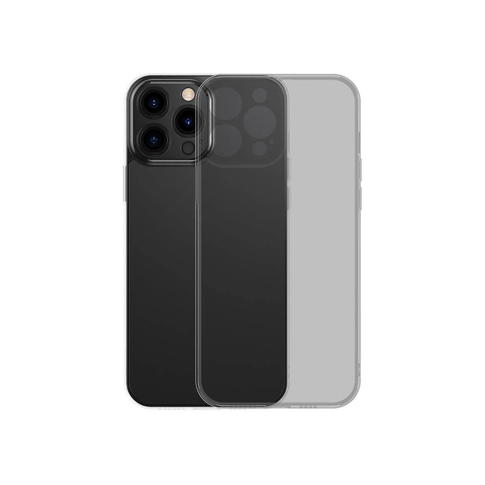 Etui Baseus Frosted Glass Apple iPhone 13 Pro (czarny)