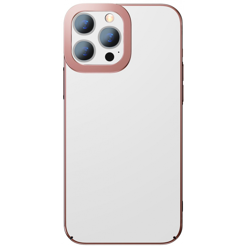 Baseus Glitter Transparent Case for iPhone 13 Pro (pink)