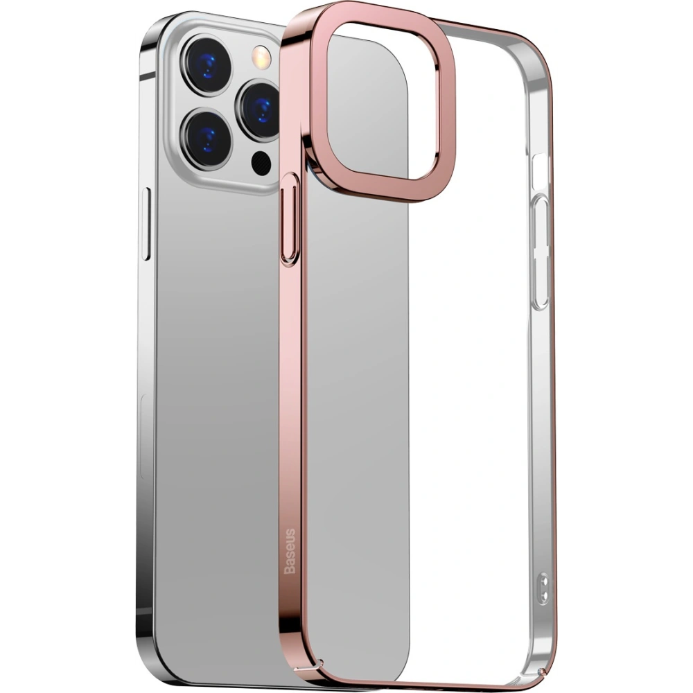 Etui Baseus Glitter Apple iPhone 13 Pro (Różowy)