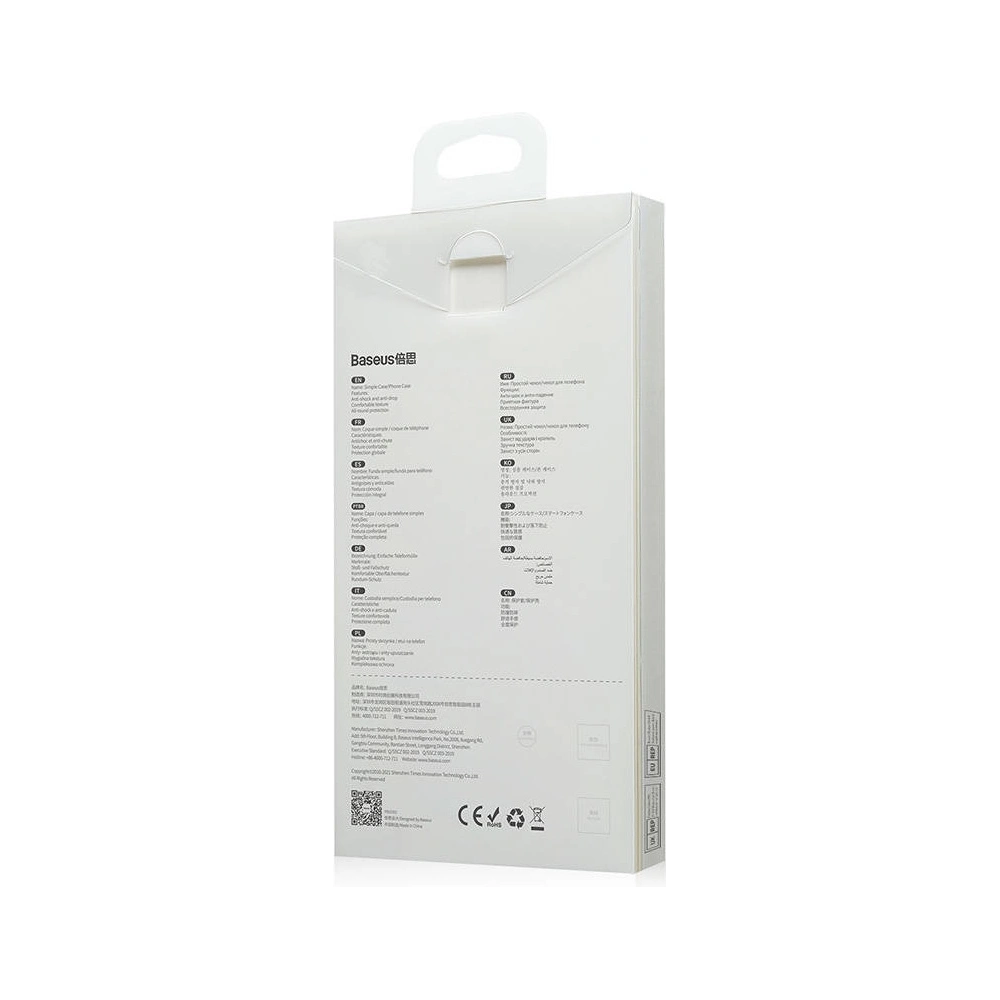 Etui Baseus Simple Apple iPhone 13 Pro Max (szary)