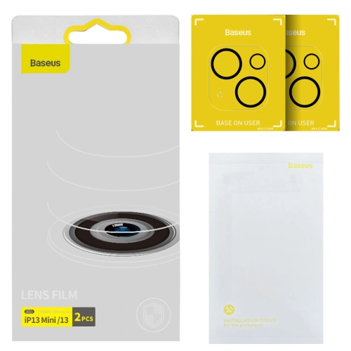 Buy Tempered glass for full camera lens Baseus for iPhone 13 / 13 Mini (2pcs) - BSU2939 - {ean13} - Home Screen Store Europe