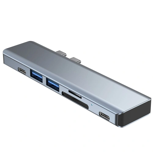 Kup Hub 7w1 Tech-Protect V5 Szürke - THP807GRY - {ean13} - Sklep Home Screen