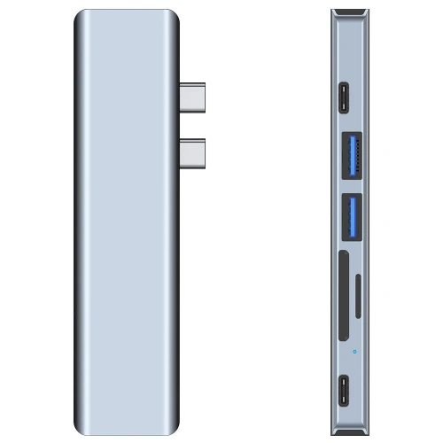 Kup Hub 7w1 Tech-Protect V5 Szürke - THP807GRY - {ean13} - Sklep Home Screen