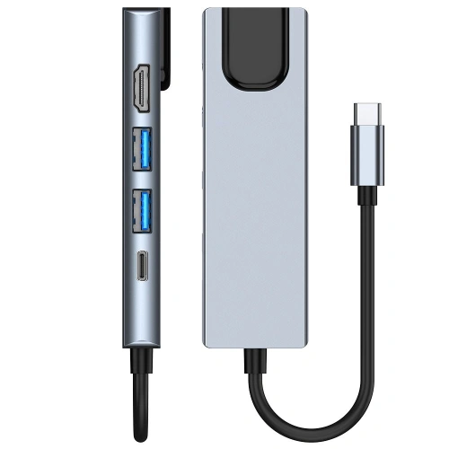 Kup Hub 5w1 Tech-Protect V3 Szürke - THP808GRY - {ean13} - Sklep Home Screen