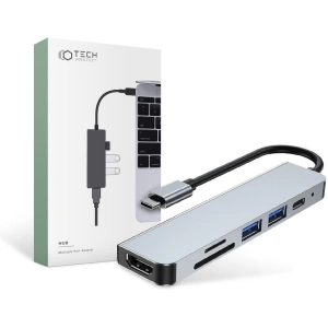 Hub 6w1 Tech-Protect V4 Gray