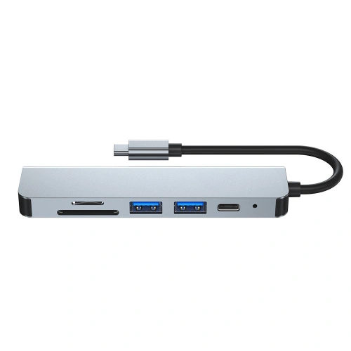 Kup Hub 6w1 Tech-Protect V4 Szürke - THP809GRY - {ean13} - Sklep Home Screen