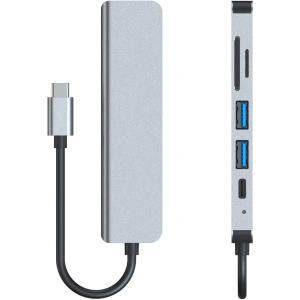 Hub 6w1 Tech-Protect V4 Gray