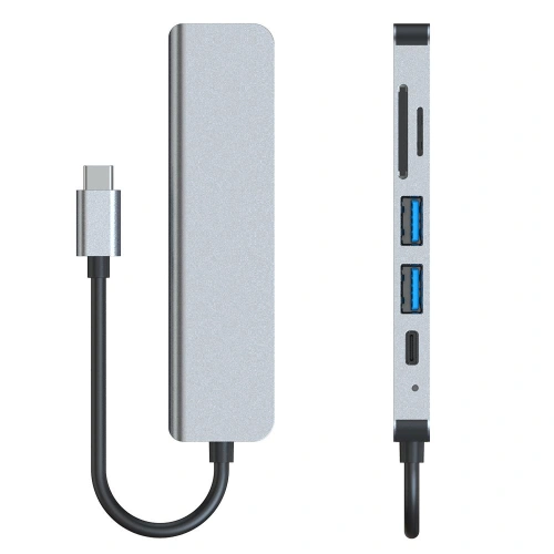 Kup Hub 6w1 Tech-Protect V4 Szürke - THP809GRY - {ean13} - Sklep Home Screen