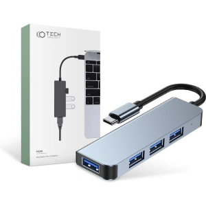 Hub 4w1 Tech-Protect V1 Gray