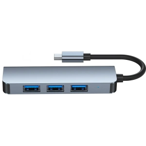 Hub 4w1 Tech-Protect V1 Gray