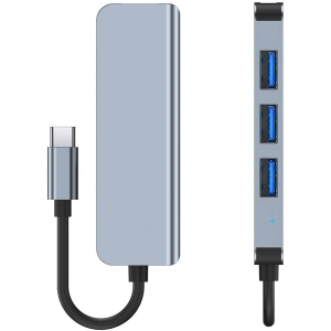 Hub 4w1 Tech-Protect V1 Gray