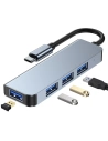 Kup Hub 4w1 Tech-Protect V1 Szürke - THP811GRY - {ean13} - Sklep Home Screen