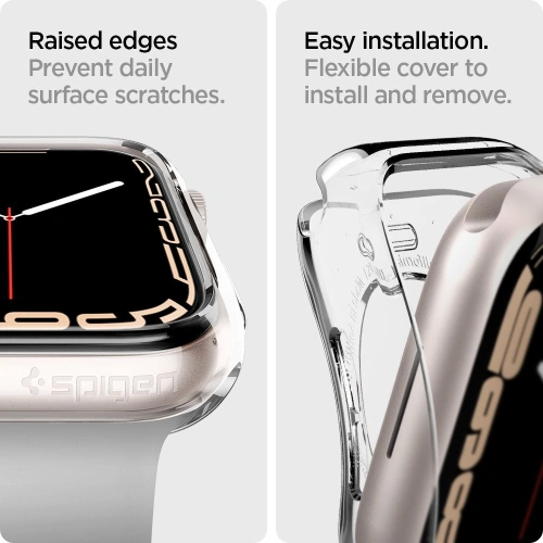 Buy Case Spigen Liquid Crystal Apple Watch 4/5/6/7/SE 40/41mm Crystal Clear - SPN2032CL - {ean13} - Home Screen Store Europe