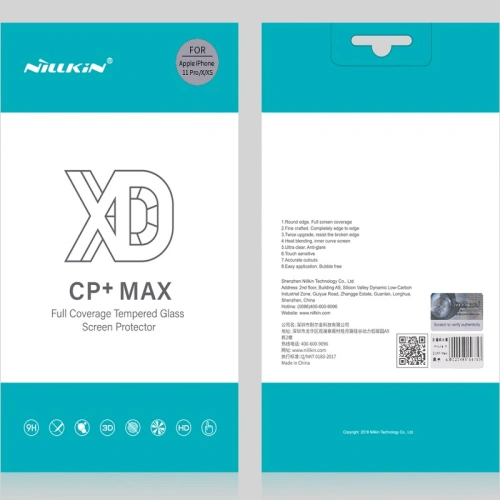 Kup Edzett üveg Nillkin XD CP+ MAX Apple iPhone 11 Pro Max Fekete - NLK117BLK - {ean13} - Sklep Home Screen
