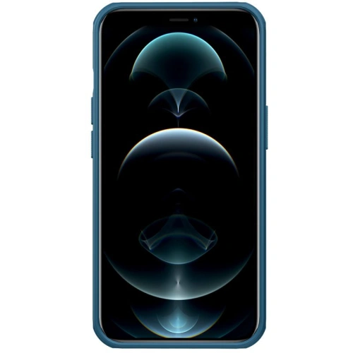 Kup Etui Nillkin Super Frosted Shield Pro Apple iPhone 12 mini Páv Kék - NLK171BLU - {ean13} - Sklep Home Screen