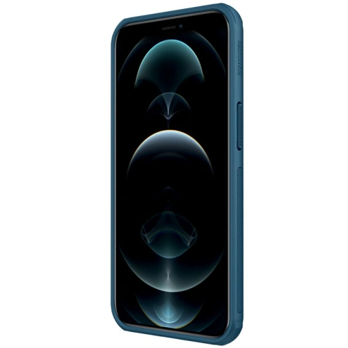 Kup Etui Nillkin Super Frosted Shield Pro Apple iPhone 12 mini Páv Kék - NLK171BLU - {ean13} - Sklep Home Screen