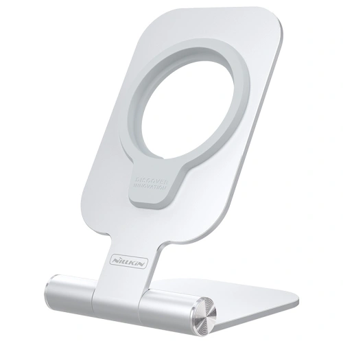 Kup Stojak aluminiowy MagSafe Nillkin MagLock Silver - NLK221SLV - {ean13} - Sklep Home Screen